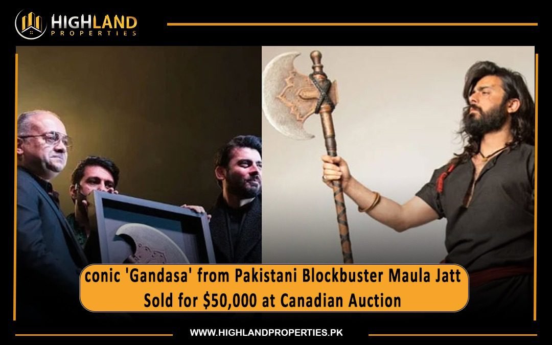 Iconic 'Gandasa' from Pakistani Blockbuster Maula Jatt Sold for $50,000 at Canadian Auction