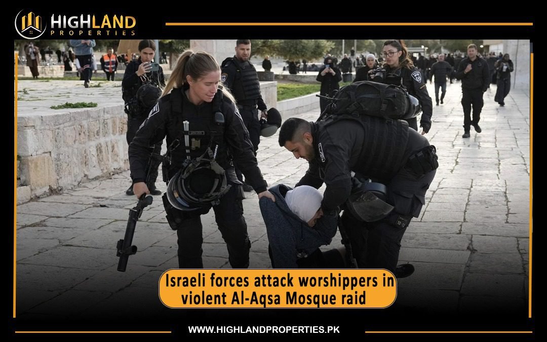 “Israeli Forces Attack Worshippers In Violent Al-Aqsa Mosque Raid.”